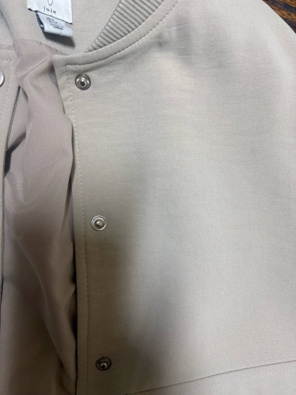 Chapter Cream Cropped Bomber Jacket - Picture 3 of 7